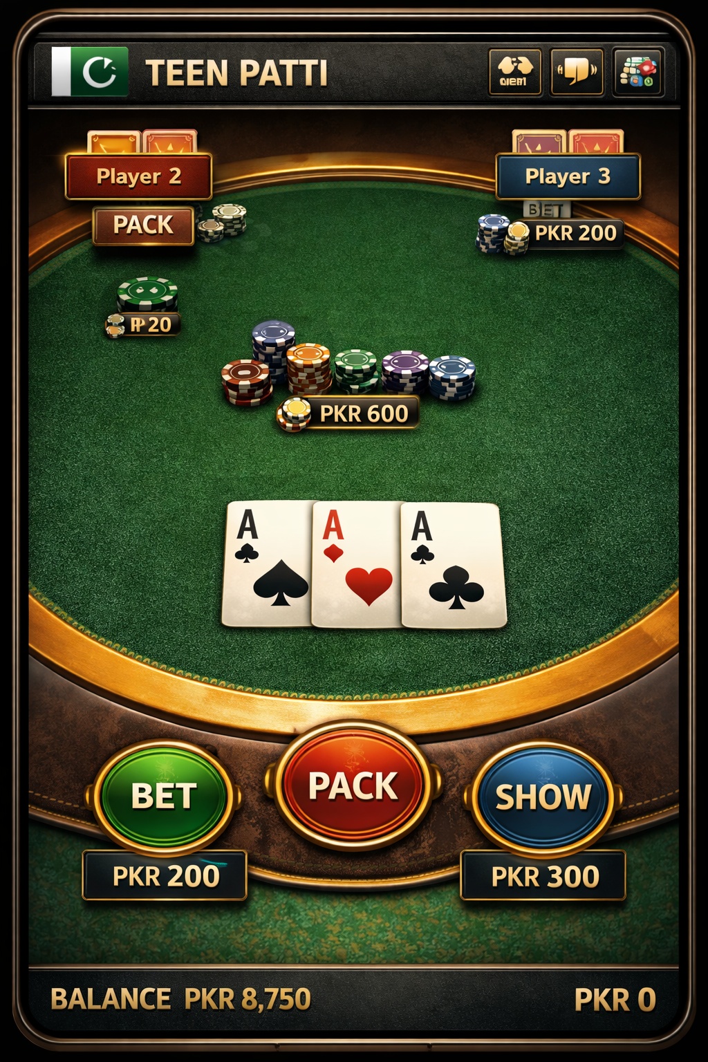 Teen Patti Roulette game